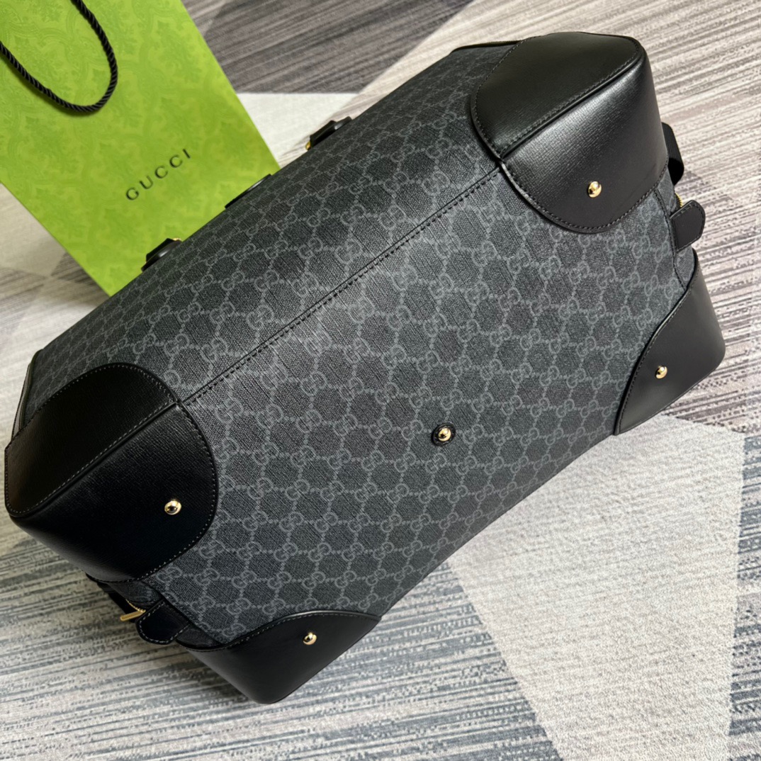 Gvc*1 Duffle Bag With Interlocking G Black 16.5in/42cm 696014 92THF 1000