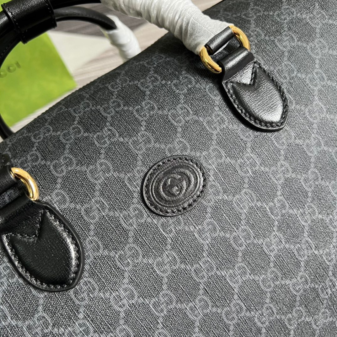 Gvc*1 Duffle Bag With Interlocking G Black 16.5in/42cm 696014 92THF 1000