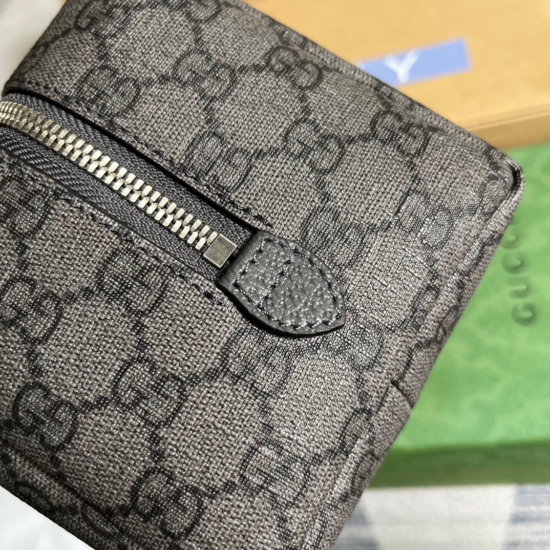 Gvc*1 Ophidia GG Toiletry Case Svp*me Canvas Grey 10.2in/26cm ‎‎‎572767 UULBN 1244