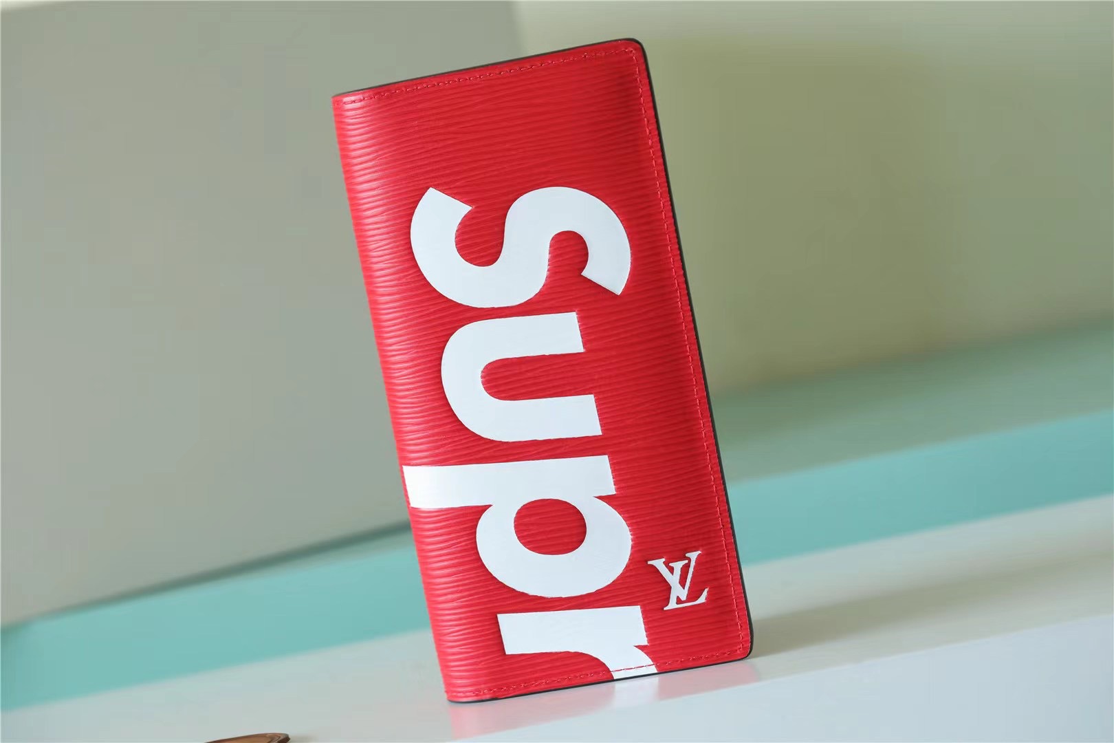 x Svp*me Brazza Wallet Red For Men 7.5in/19cm