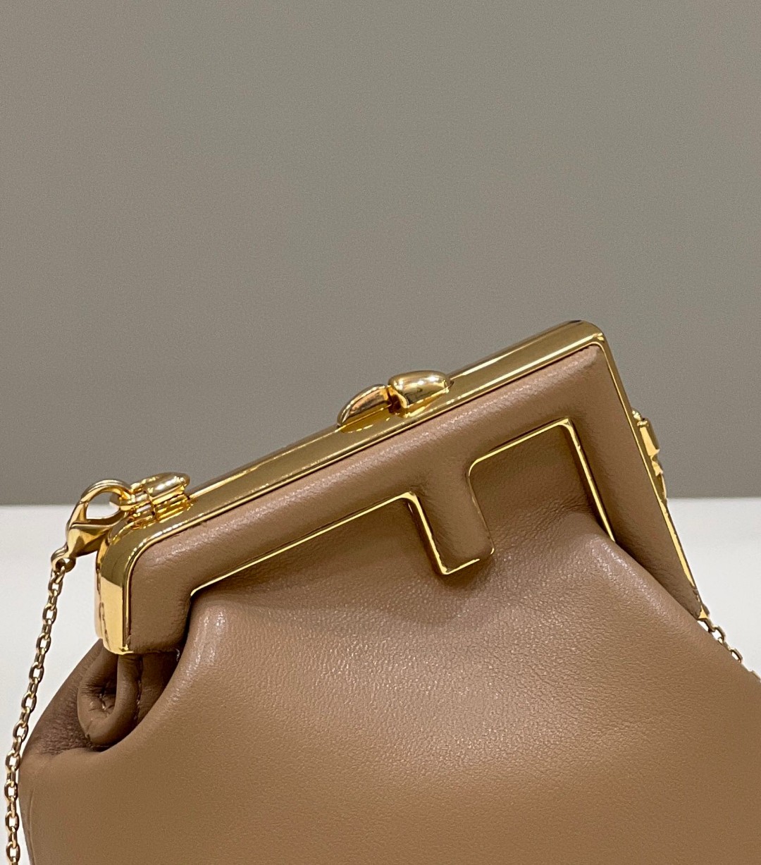 F**di FD First Nano Bag White/Beige/Multicolor For Women 4.6 in/ 11.5 cm