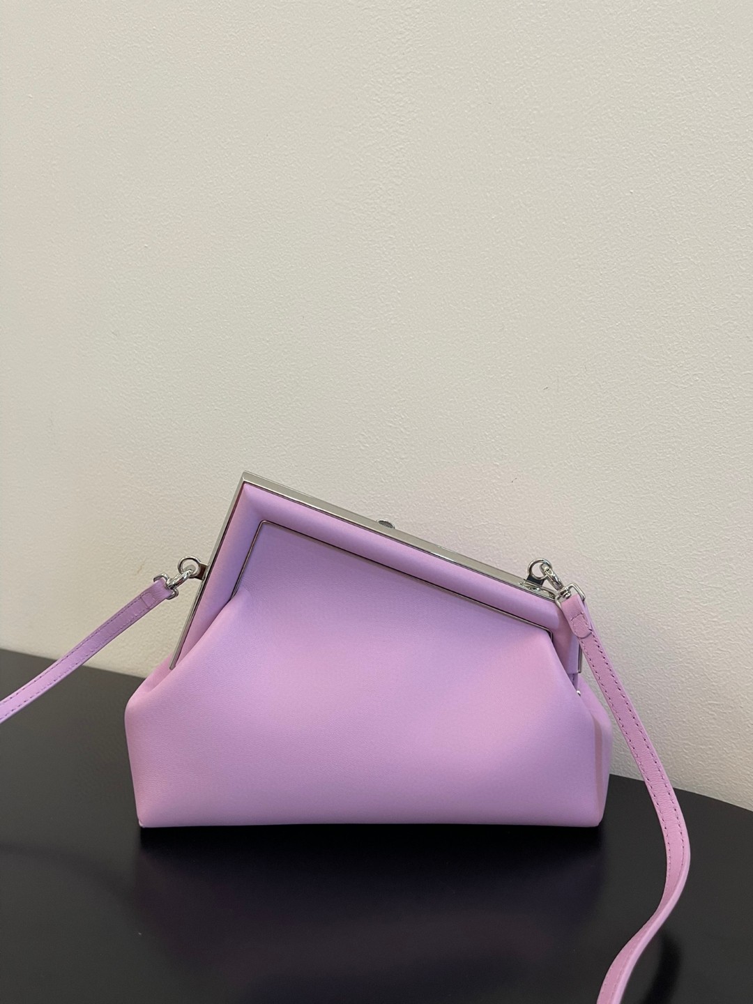 F**di FD Small First Bag Blue/Beige/ Purple For Women 26cm/10.3in 8BP129ABVEF1993