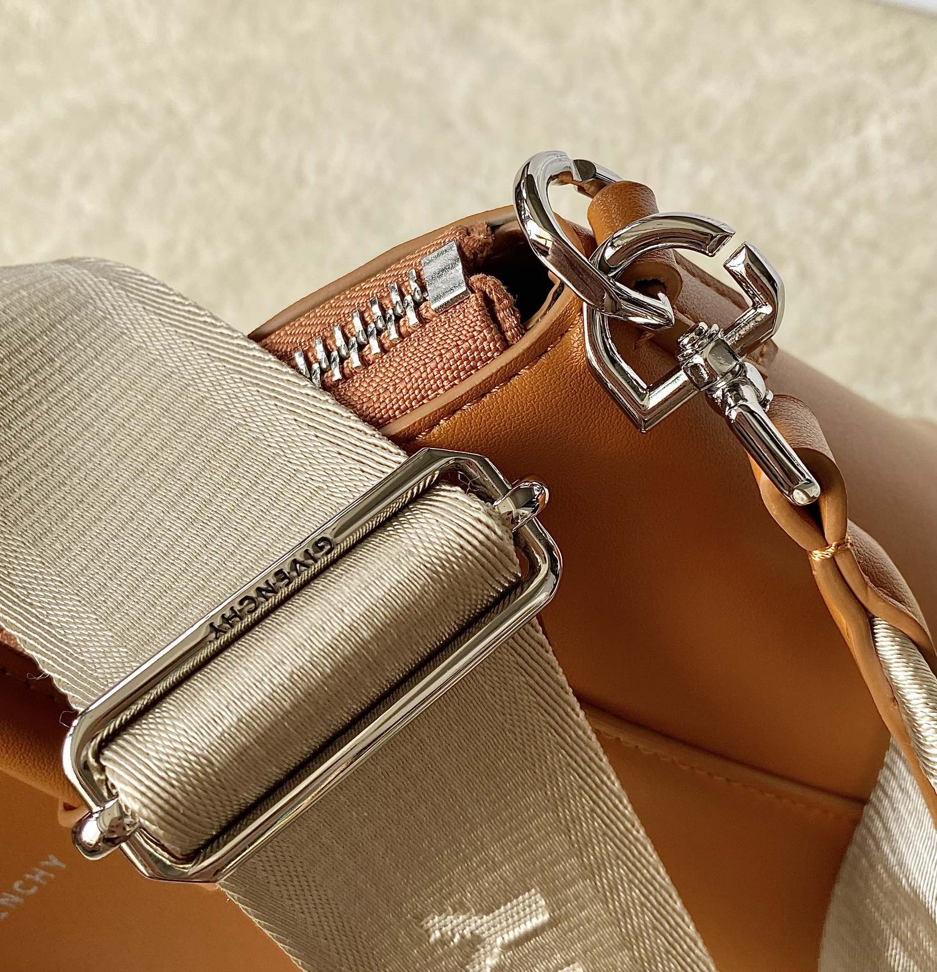 Givenchy Mini Antigona Sport Bag Brown/Black/Beige For Women 8.7in/22cm BB50NVB1HT-001