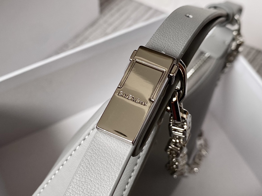 Givenchy Small Moon Cut Out Bag Black/Pink/Cream/Brown/Grey/Dark Grey For Women‎ 9.8in/25cm BB50LGB1A4-001