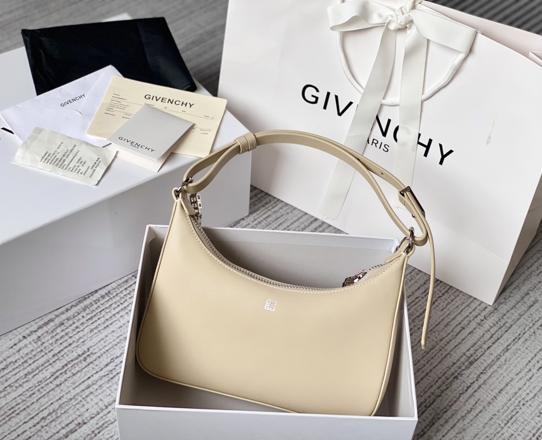Givenchy Small Moon Cut Out Bag Black/Pink/Cream/Brown/Grey/Dark Grey For Women‎ 9.8in/25cm BB50LGB1A4-001