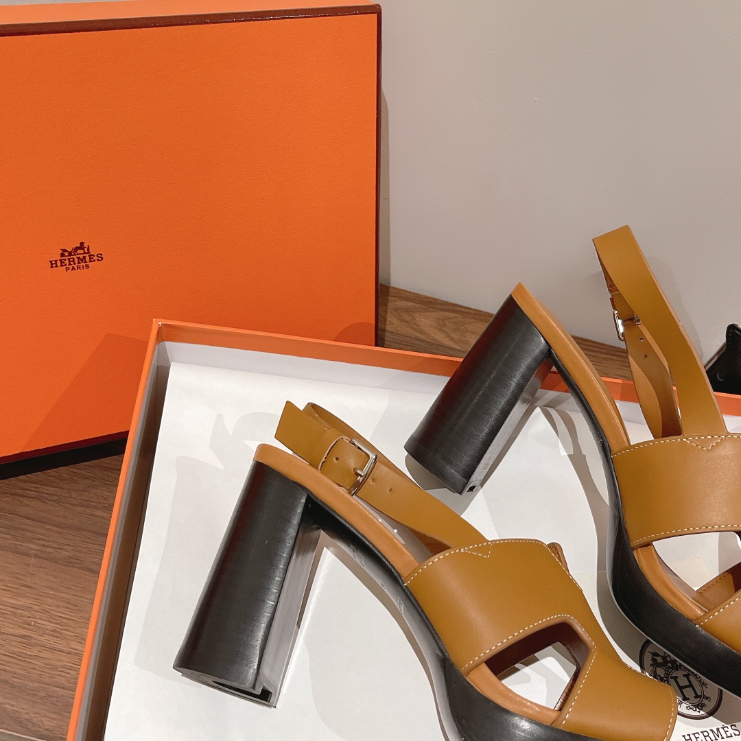 H**me5 Eris 90 Sandal Brown For Women