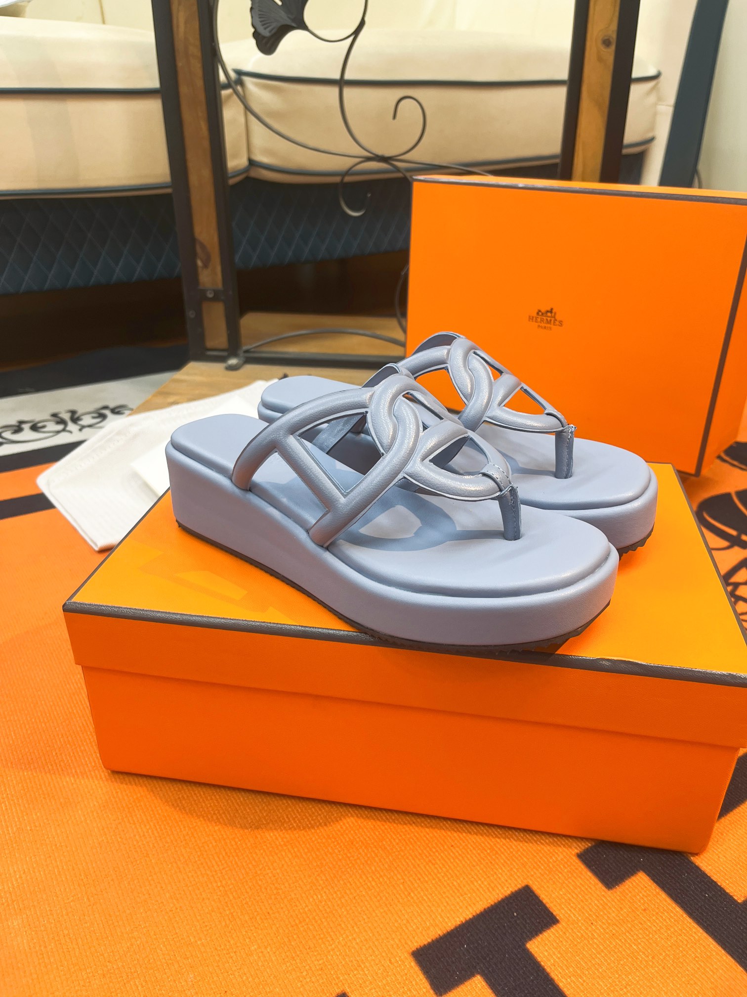 H**me5 Gipsy Sandal Blue For Women H231082Z 6A350