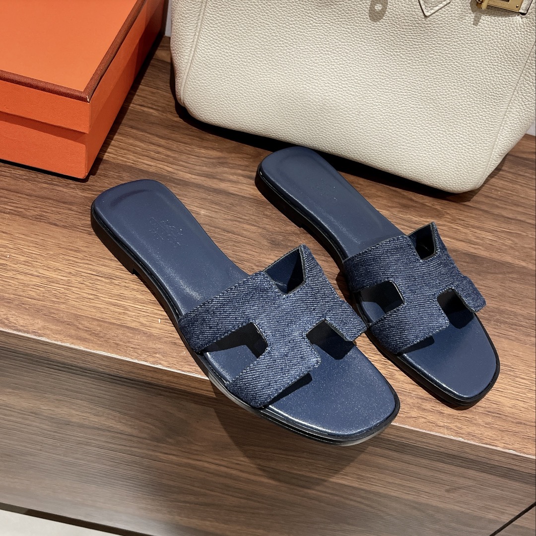 H**me5 Oran Sandal Navy Blue For Women