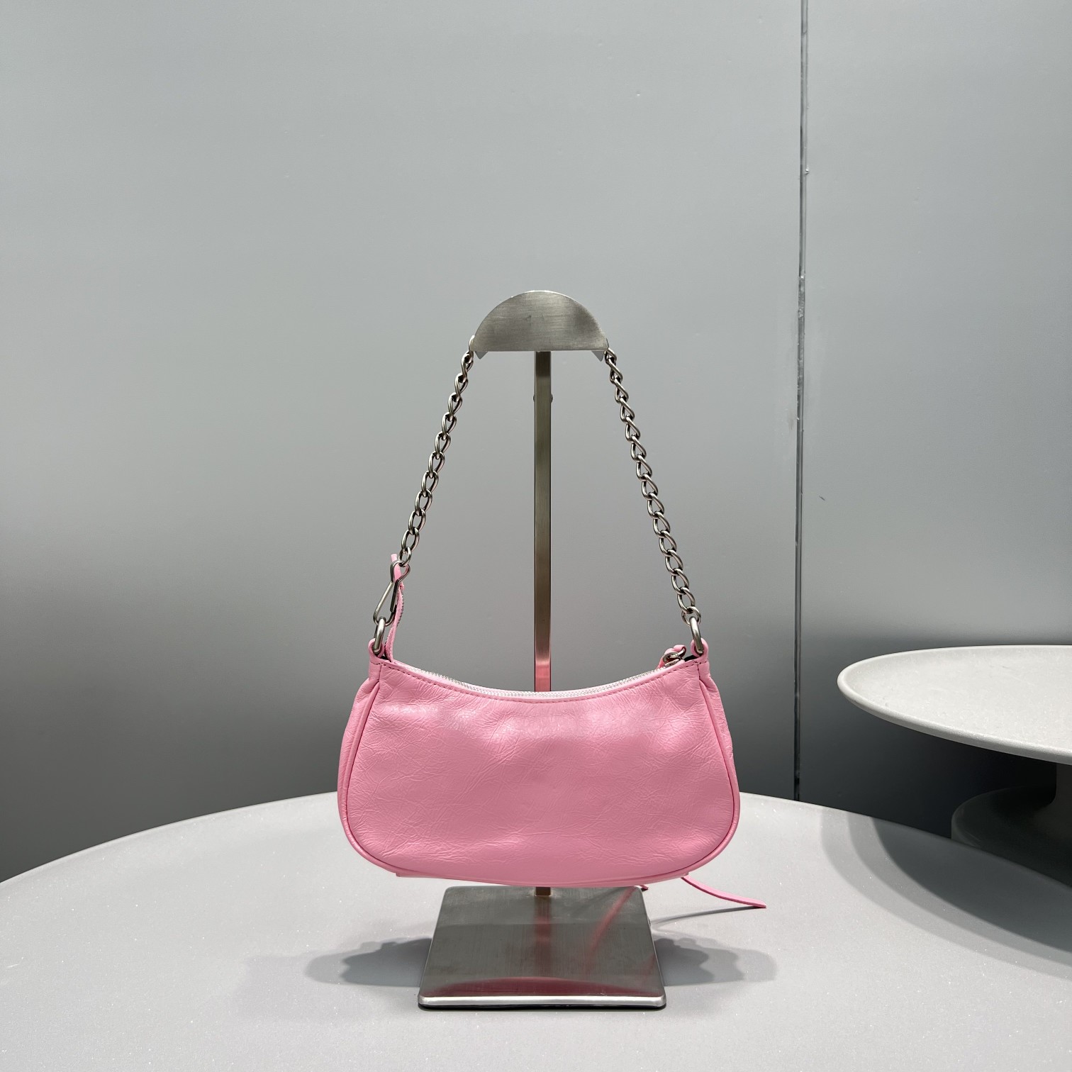 Ba1en*iaga Le Cagole Mini Bag Black/White/Pink For Women‎ 8.2in/20.8cm 6958141VG9Y1000