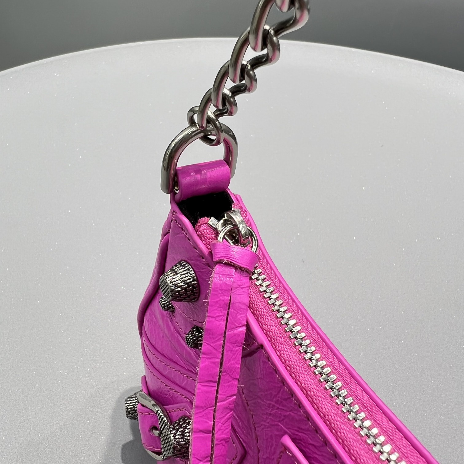 Ba1en*iaga Le Cagole Mini Bag Purple/Black/Pink/Green For Women‎ 8.2in/20.8cm