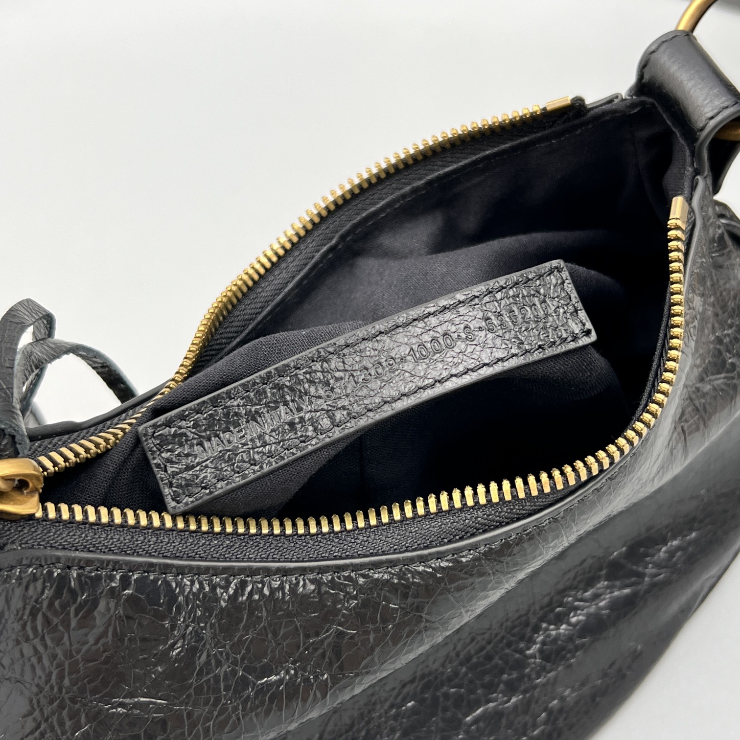 Ba1en*iaga Le Cagole Shoulder Bag Black For Women‎ 10in25.5cm