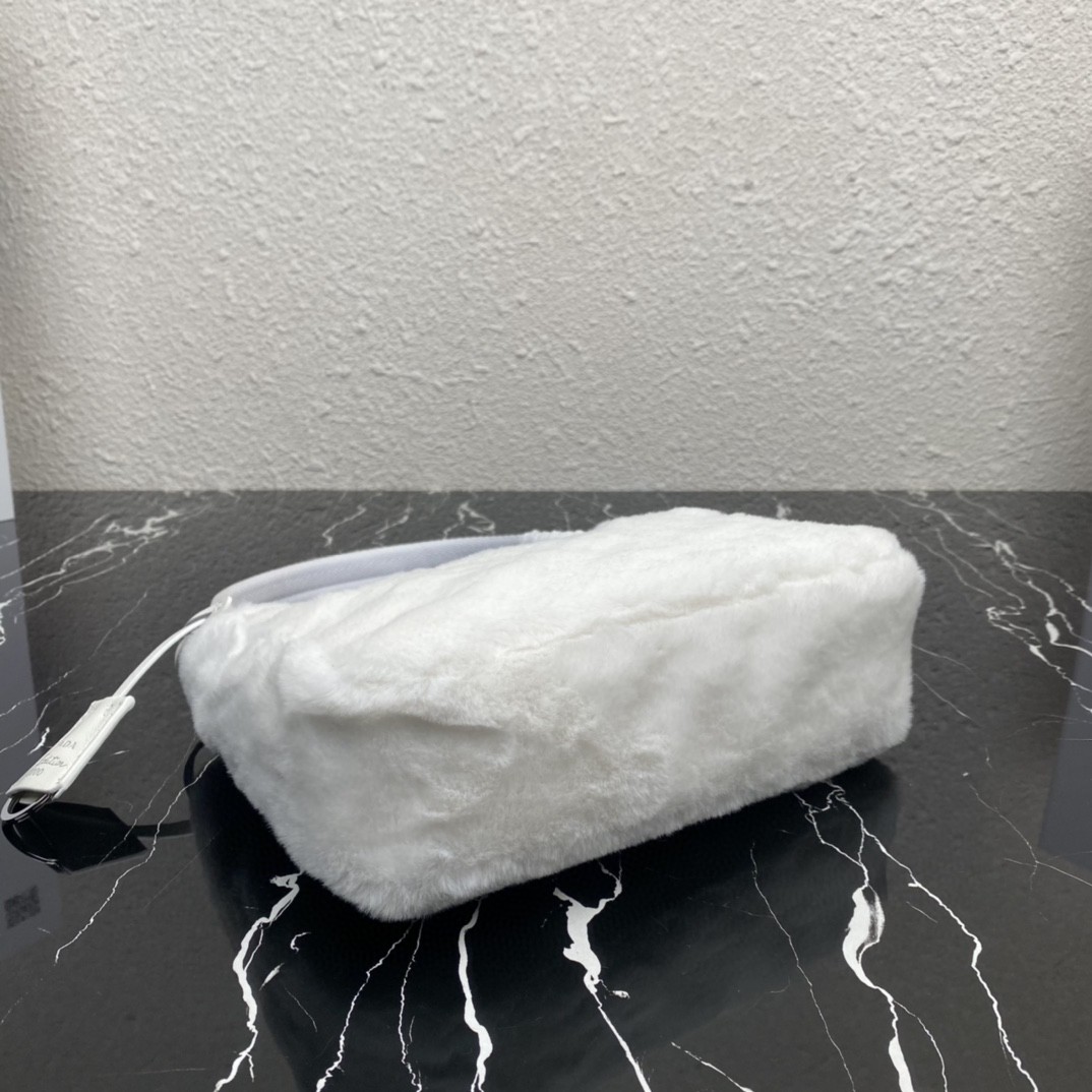 Pra*a Re-Edition 2000 Mini Bag Black/White/Pink For Women 8.6 in / 22 cm 1NE515_2DUE_F0002