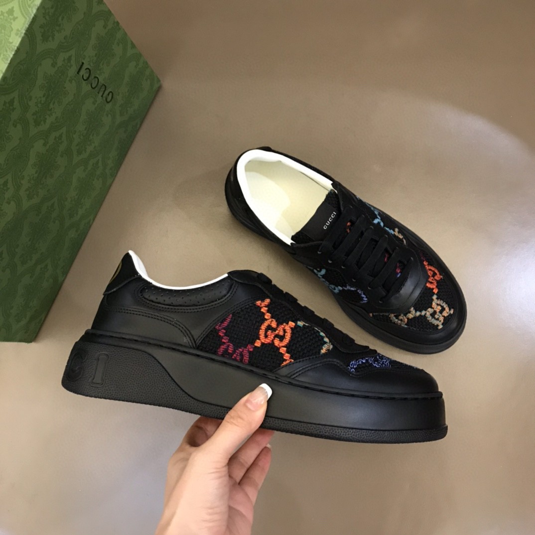 Gvc*1 GG Embossed Sneaker Black For Men