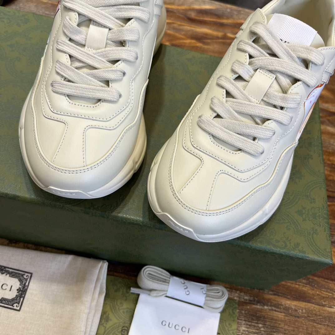 Gvc*1 Rhyton Sneaker With Animal Print White For Men