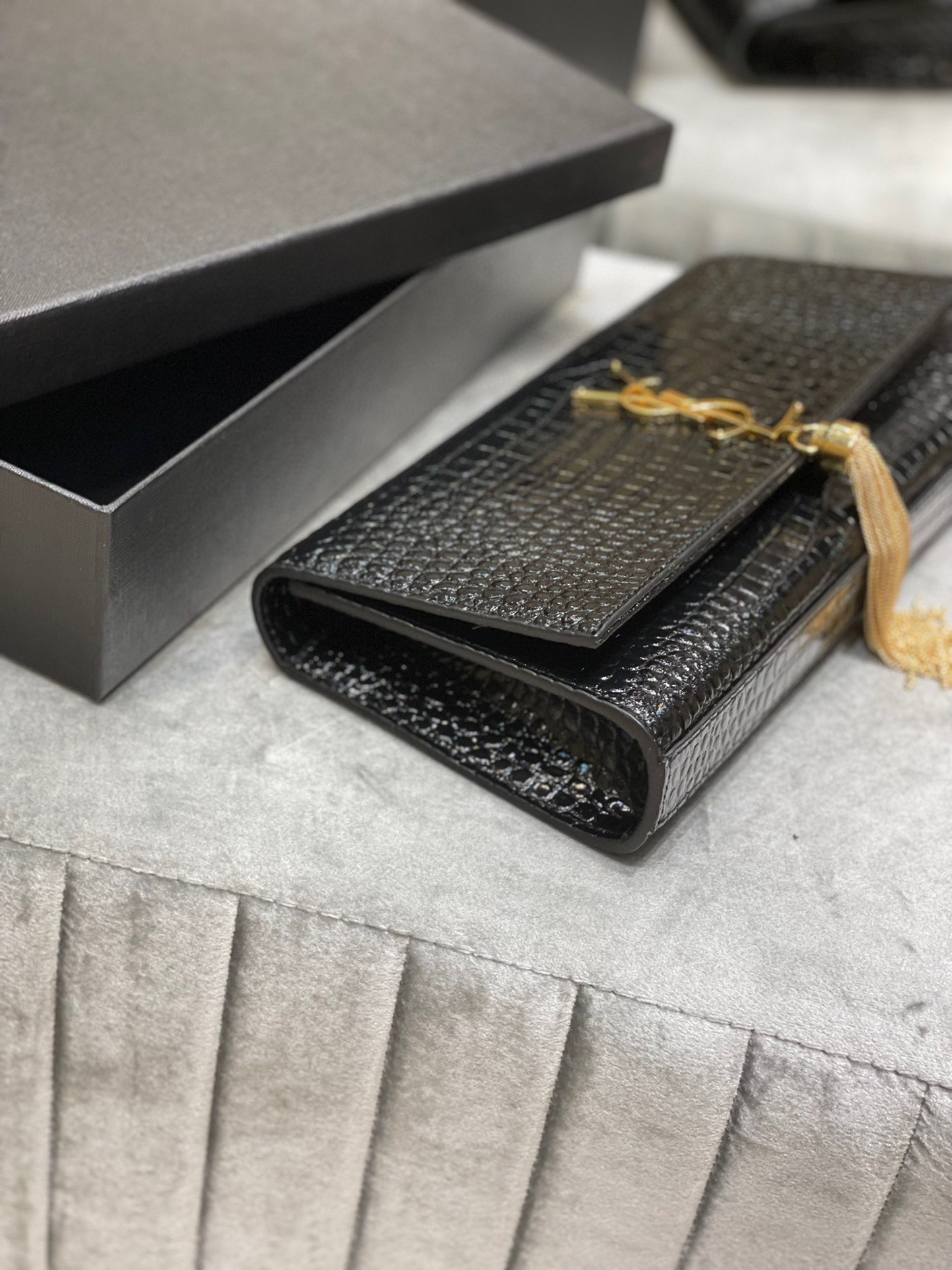 Sa1nt Lau*nt Kate 99 Chain Bag Black For Women 12in/26cm