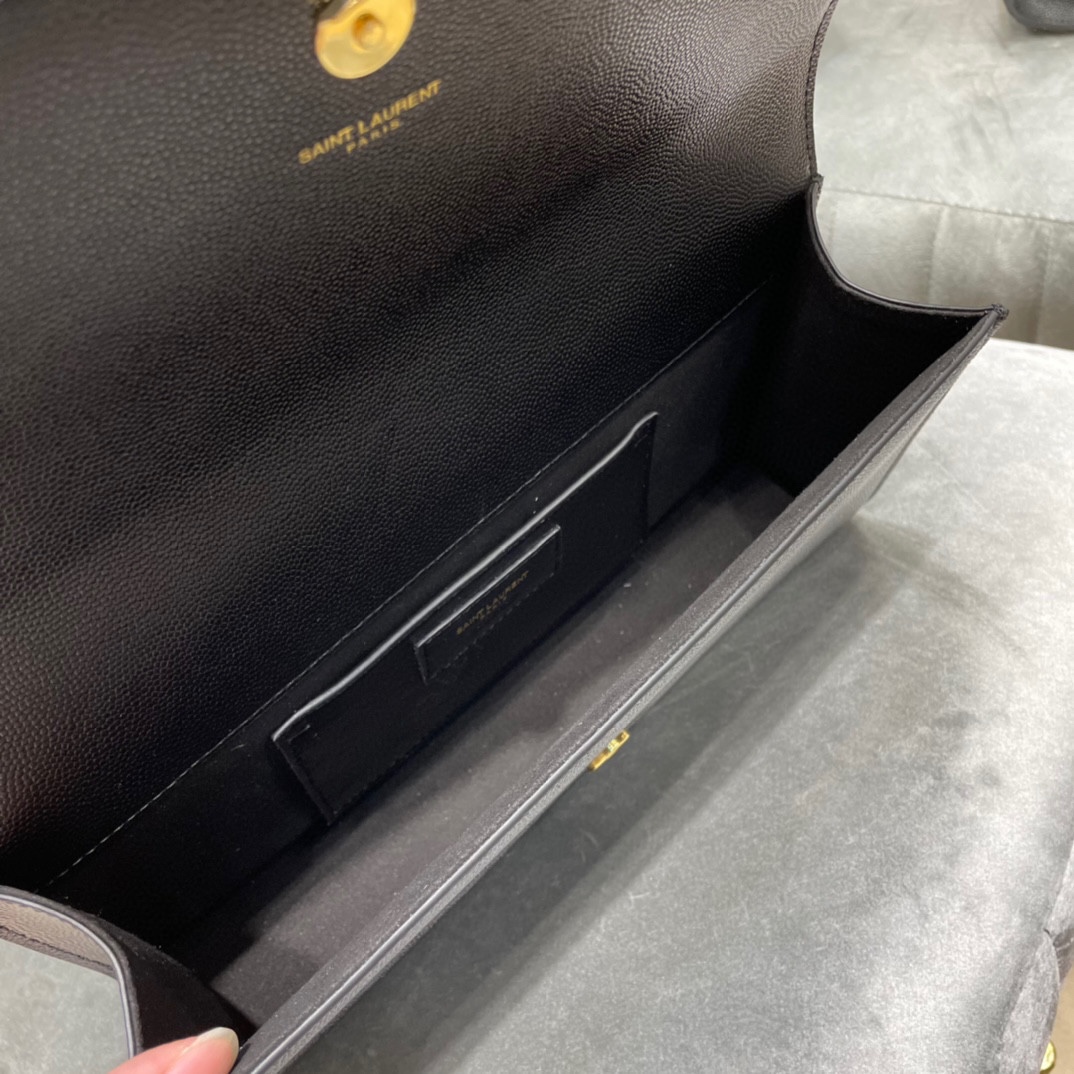 Sa1nt Lau*nt Kate 99 Chain Bag Black For Women 12in/26cm