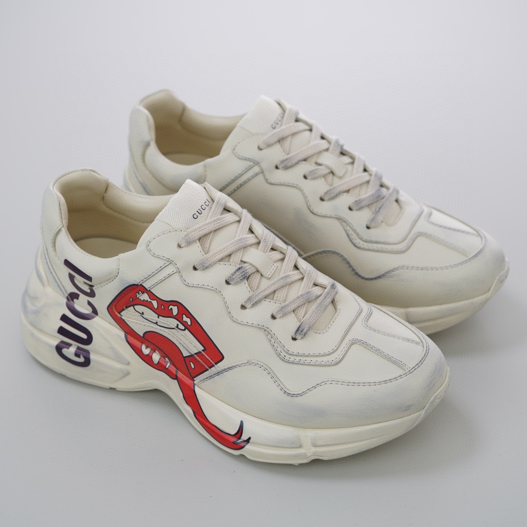 Gvc*1 Rhyton Sneaker Cream For Men 552089 A9L00 9522