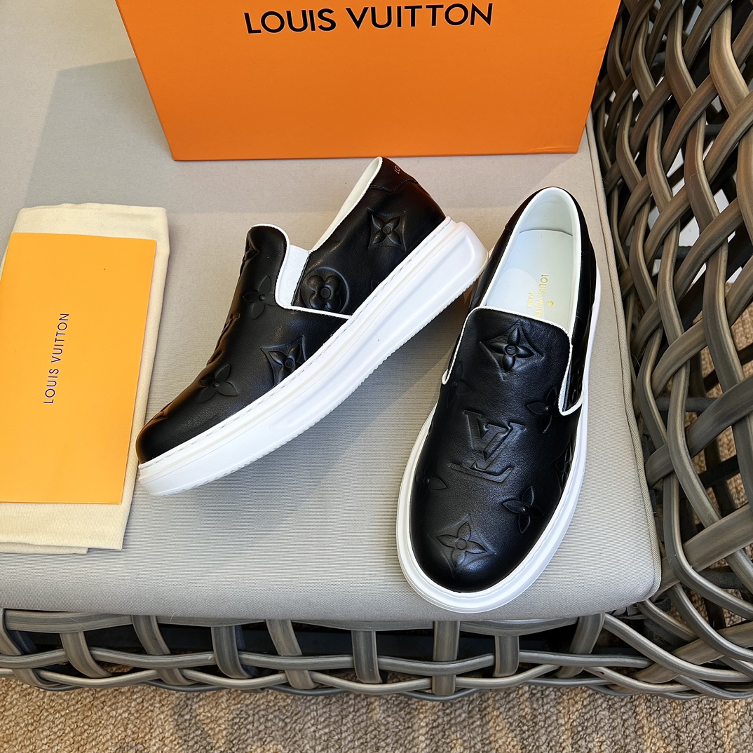 L0vis Vvtt0n Beverly Hills Slip On Black For Men 1A9ZP1