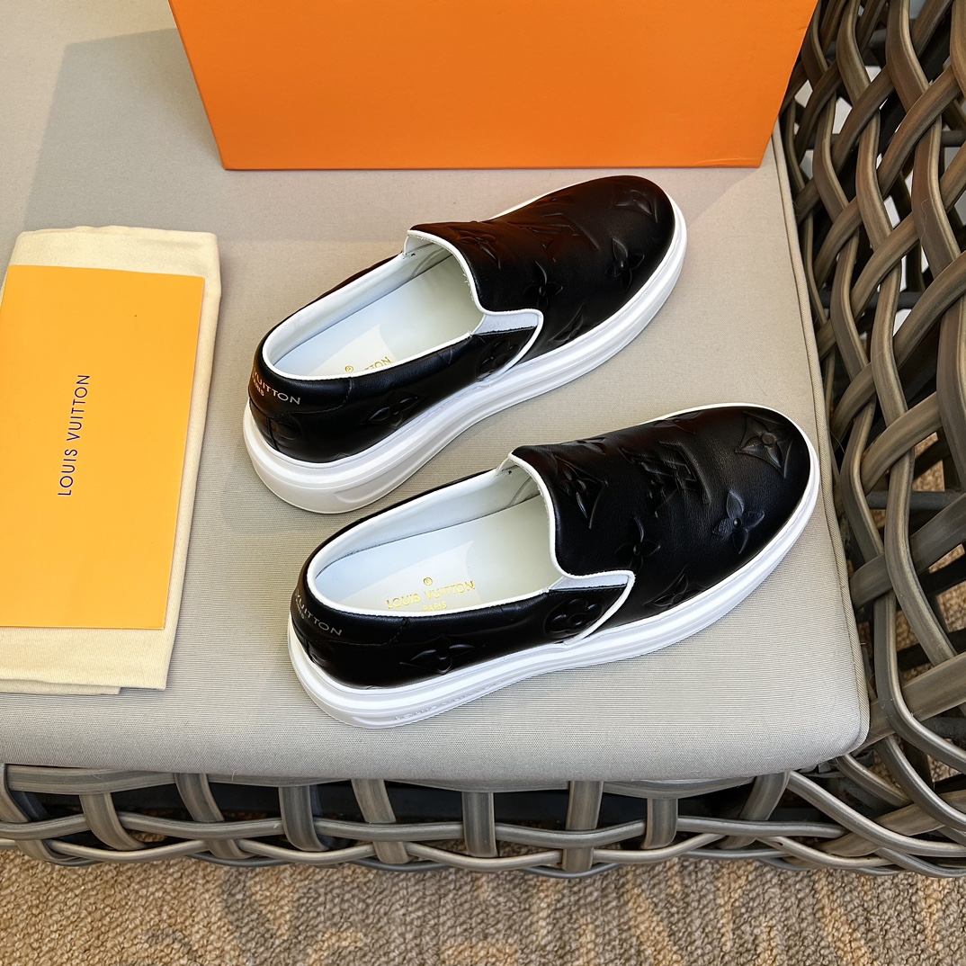 L0vis Vvtt0n Beverly Hills Slip On Black For Men 1A9ZP1