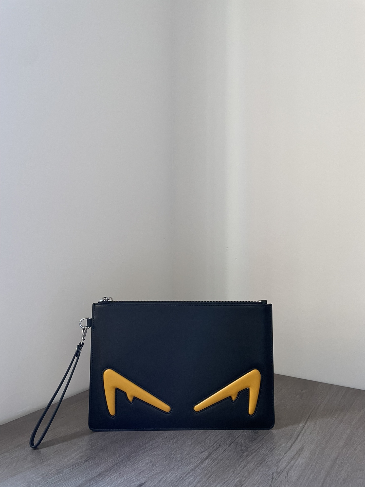 F**di Bugs Eyes Clutch Black And Yellow/Black And White For Women 12in/30cm