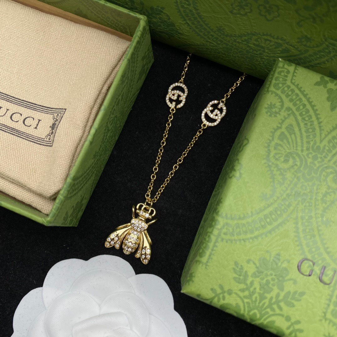 Gvc*1 Bee Necklace Gold For Women
