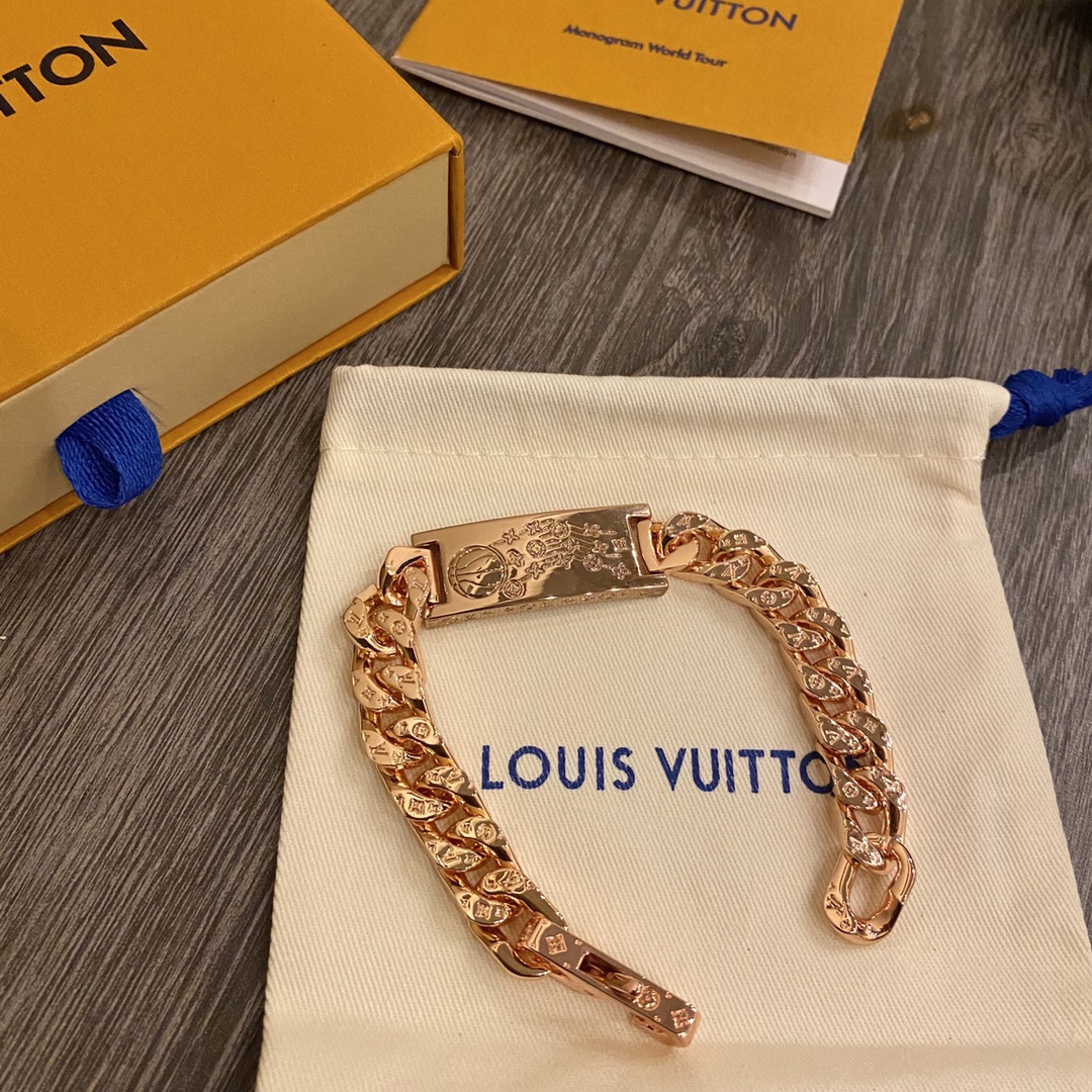 L0vis Vvtt0n Chain Bracelet Gold