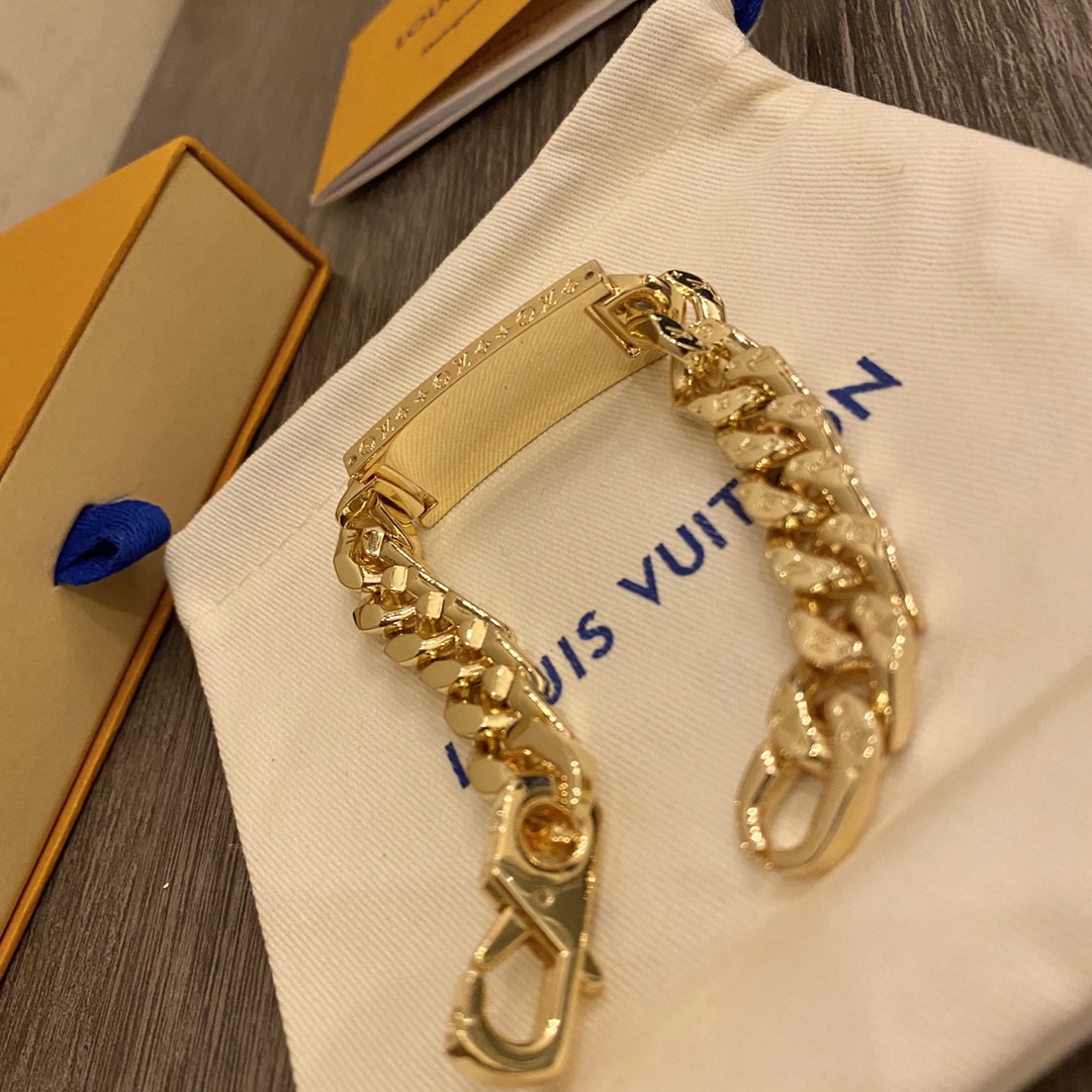 L0vis Vvtt0n Chain Bracelet Gold