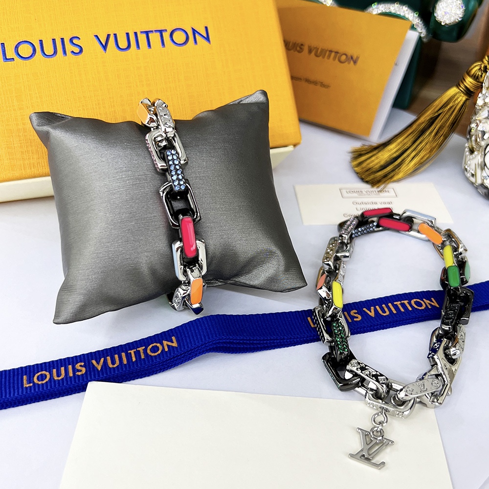 L0vis Vvtt0n Donkey’s Paradise Chain Bracelet Multicolor For Women
