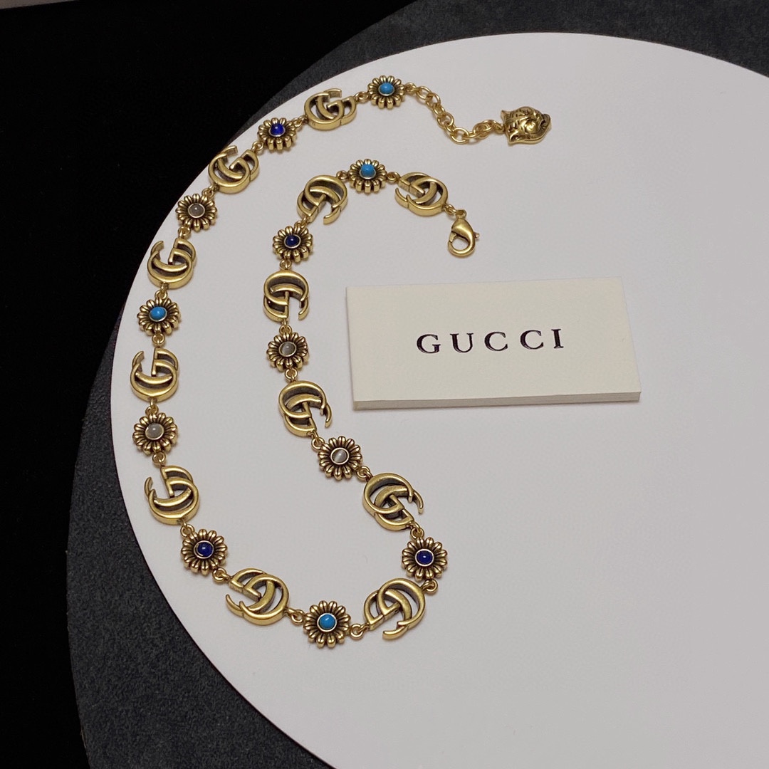 Gvc*1 Double G Necklace Gold For Women