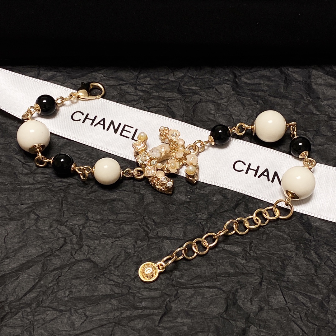 Ch**el Pearl Bracelet Gold For Women