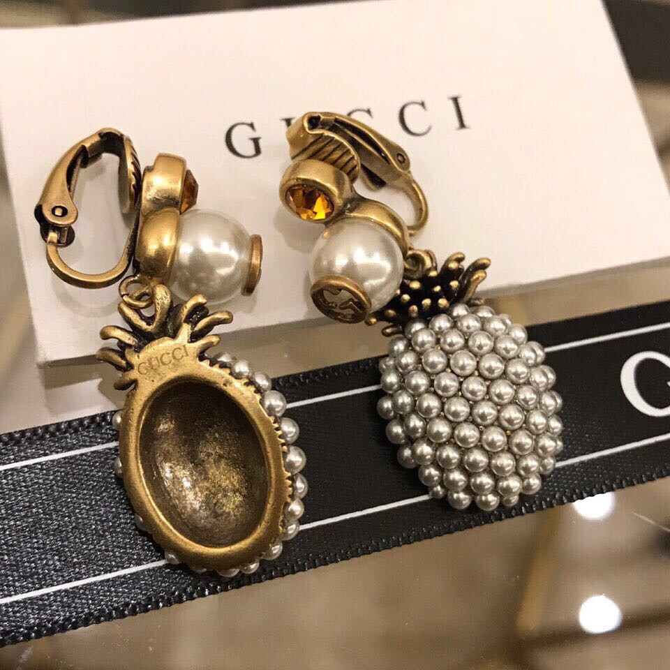 Gvc*1 Pineapple Earrings Gold For Women