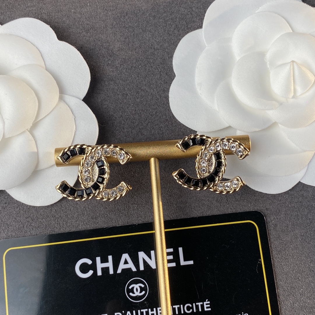 Ch**el Spring Earrings Gold For Women