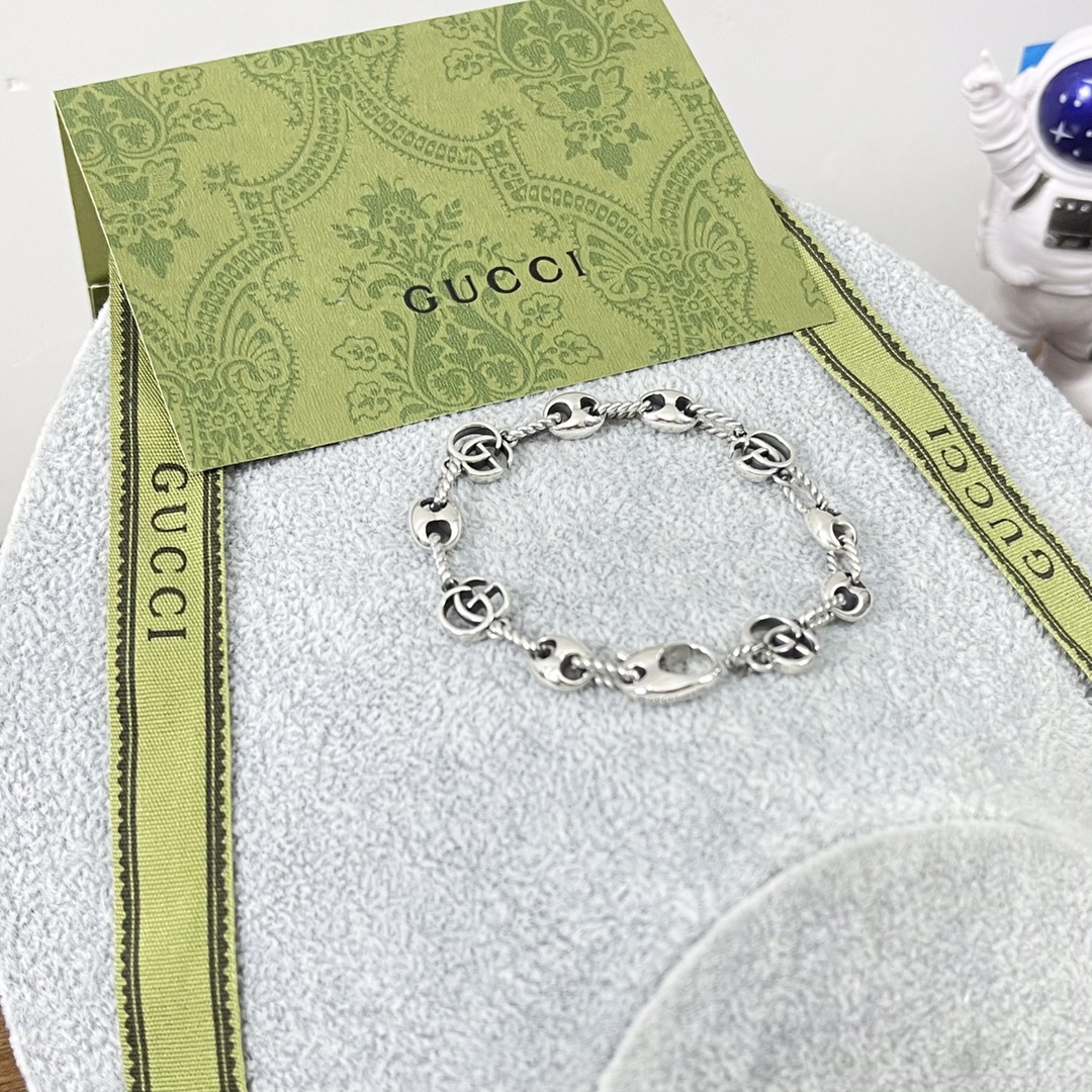 Gvc*1 Twist Flower Bracelet Silver For Women