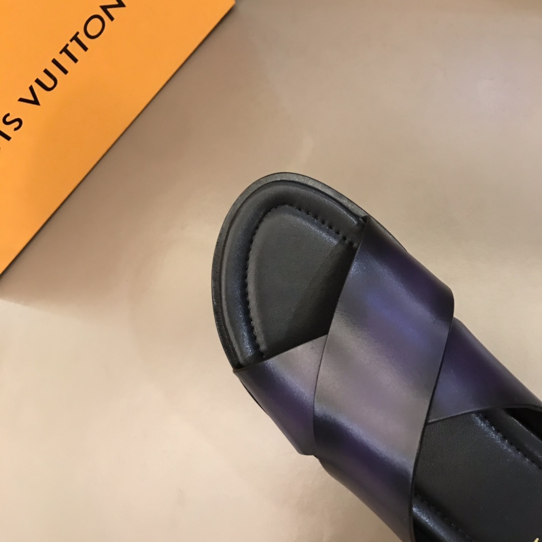 L0vis Vvtt0n LV Oasis Mule Purple For Men