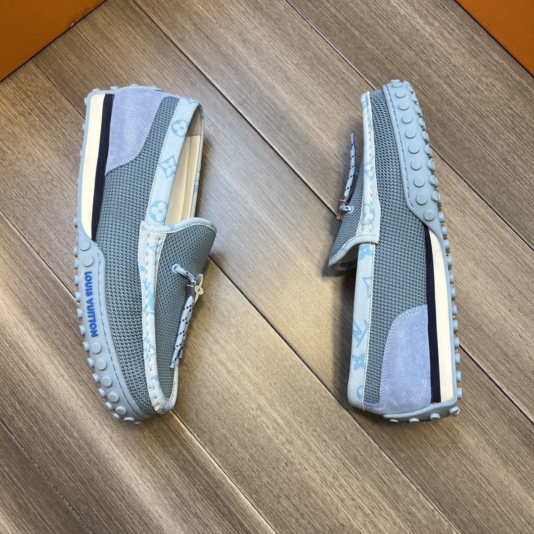 L0vis Vvtt0n LV Racer Moccasin Blue For Men