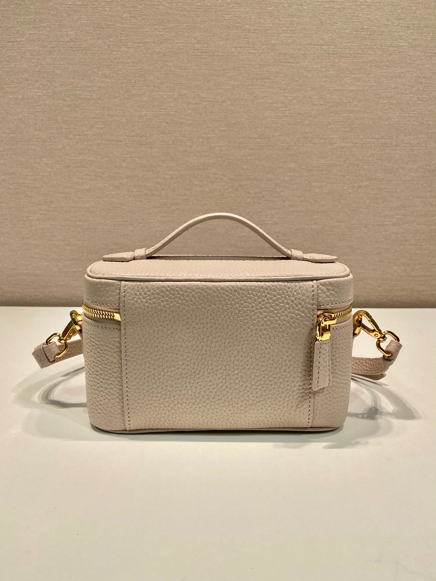 Pra*a Mini Bag In Beige For Women 7.1in/ 18cm 1BH202_2DKV_F0GCN_V_OOM
