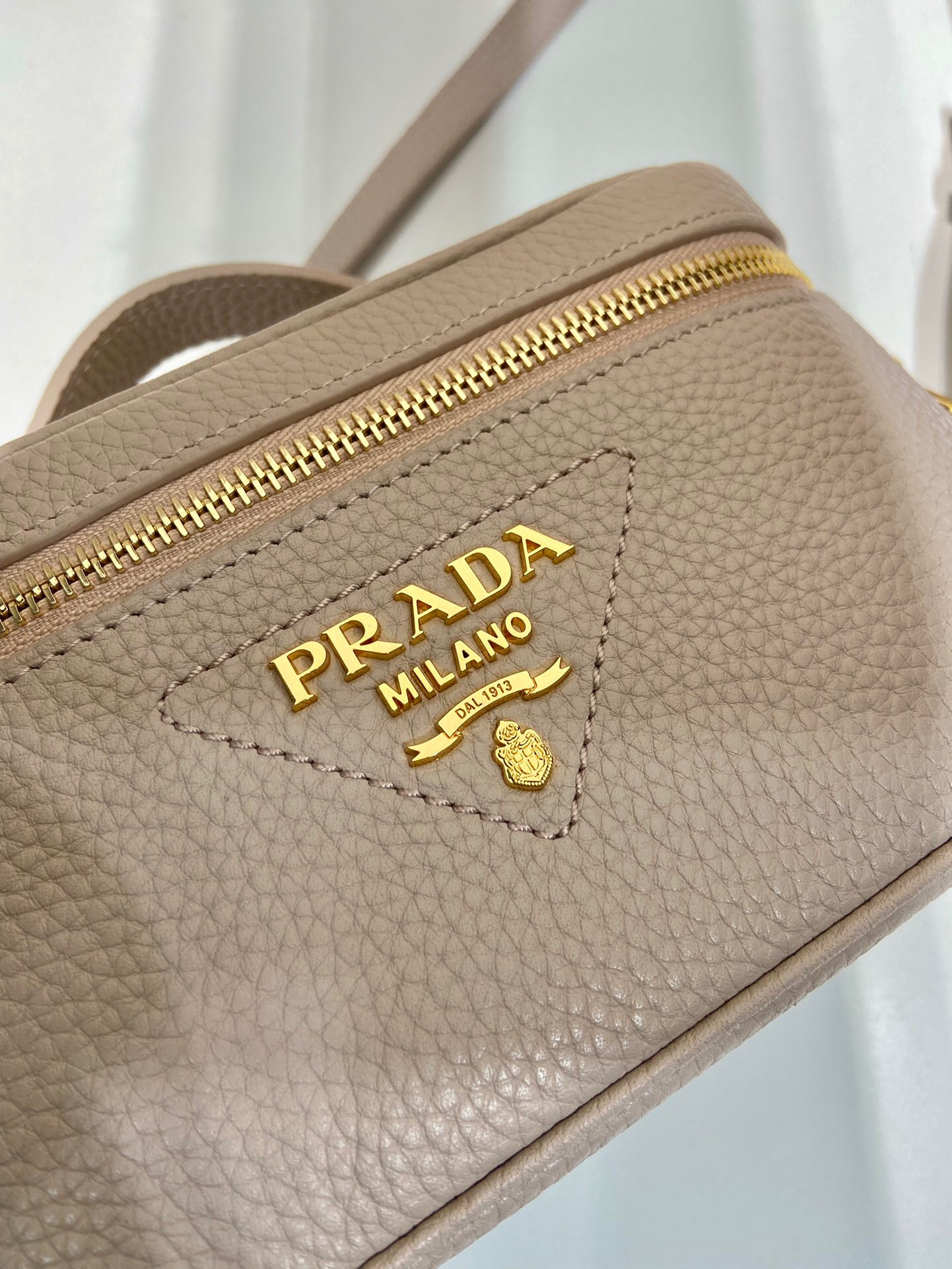 Pra*a Mini Bag In Beige For Women 7.1in/ 18cm 1BH202_2DKV_F0GCN_V_OOM