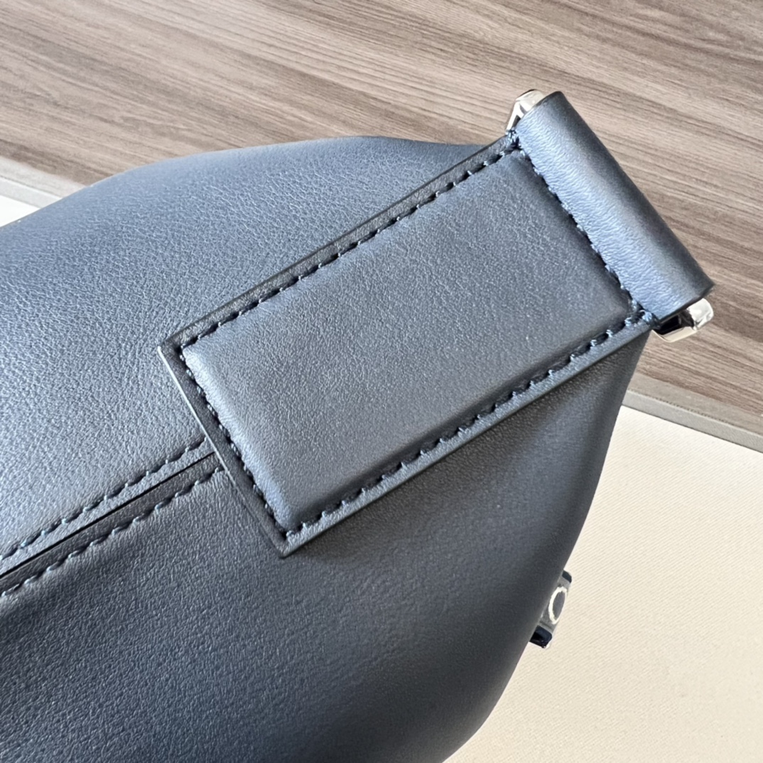 L0ew* Cubi Crossbody Bag Black/Navy Blue/Brown For Women 8.3in / 21cm