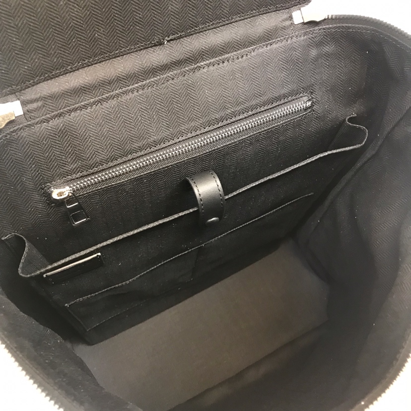 L0ew* Goya Backpack Black/Beige/Brown For Women 16.1in / 41cm