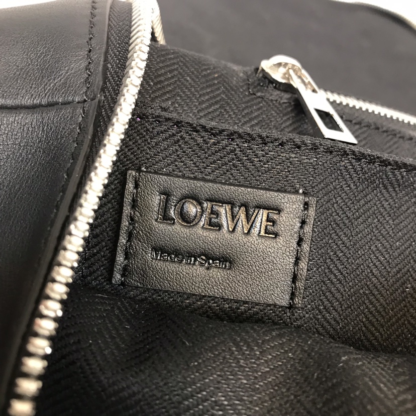 L0ew* Goya Backpack Black/Beige/Brown For Women 16.1in / 41cm