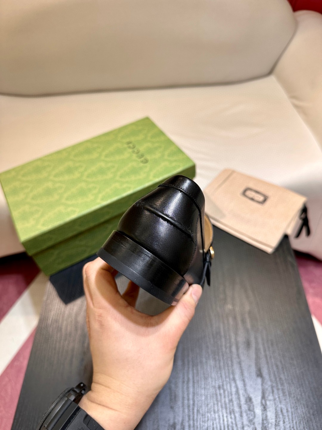 Gvc*1 Interlocking G Loafer Black For Men