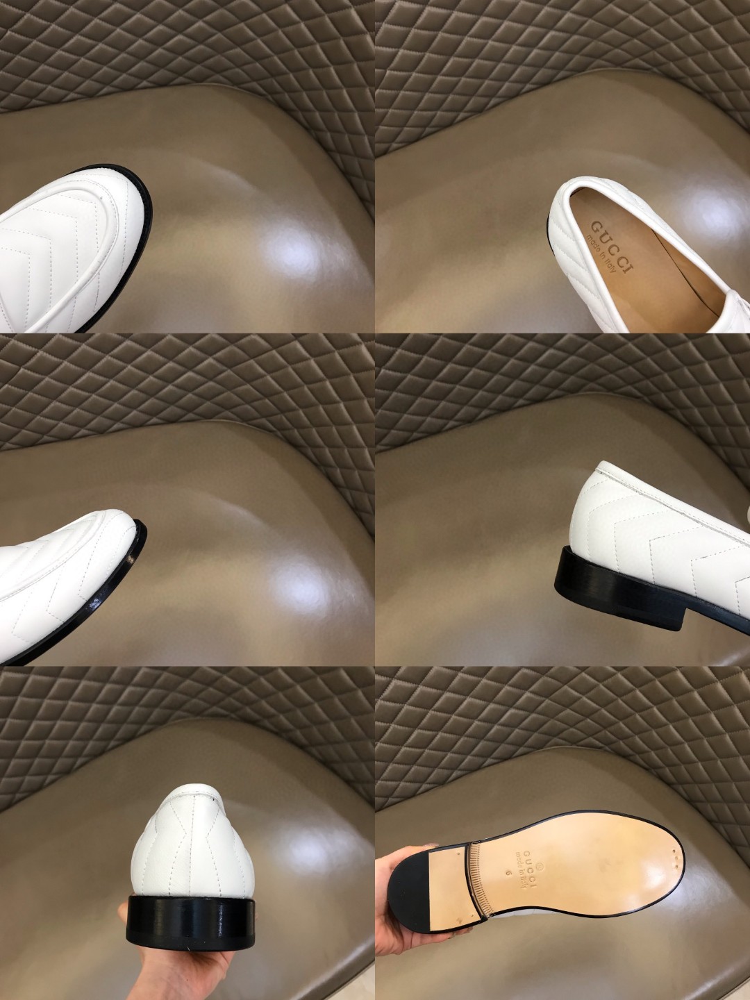 Gvc*1 Loafer With Interlocking G White For Men