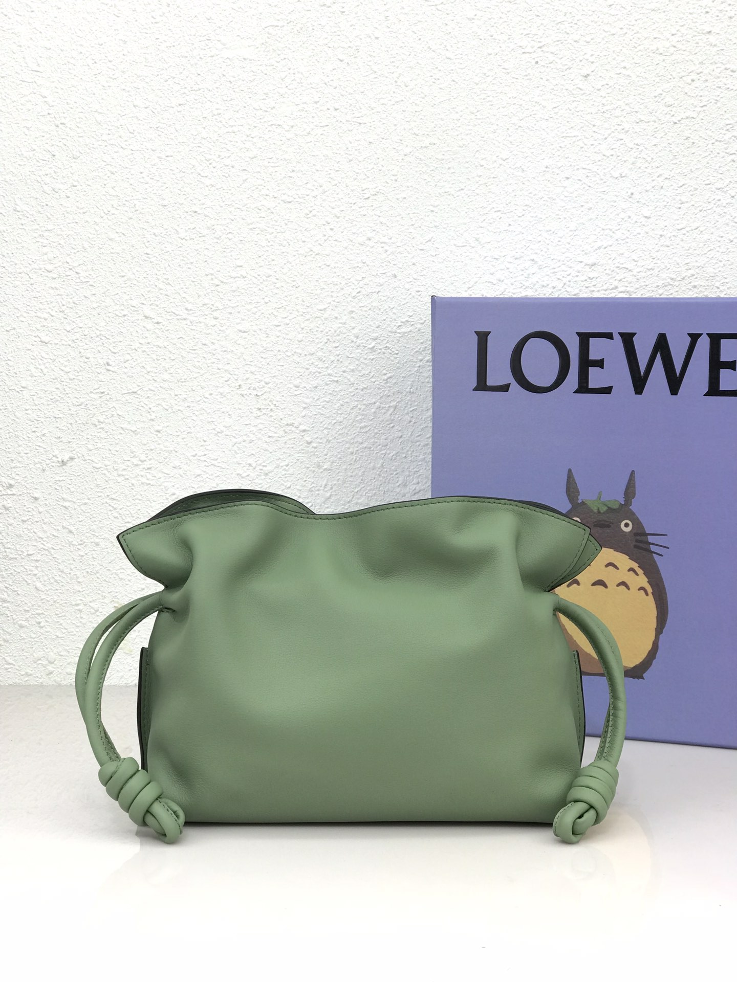 L0ew* Mini Flamenco Clutch Black/Brown/Dark Green/Green For Women 9.4in / 23.9cm A411FC2X37