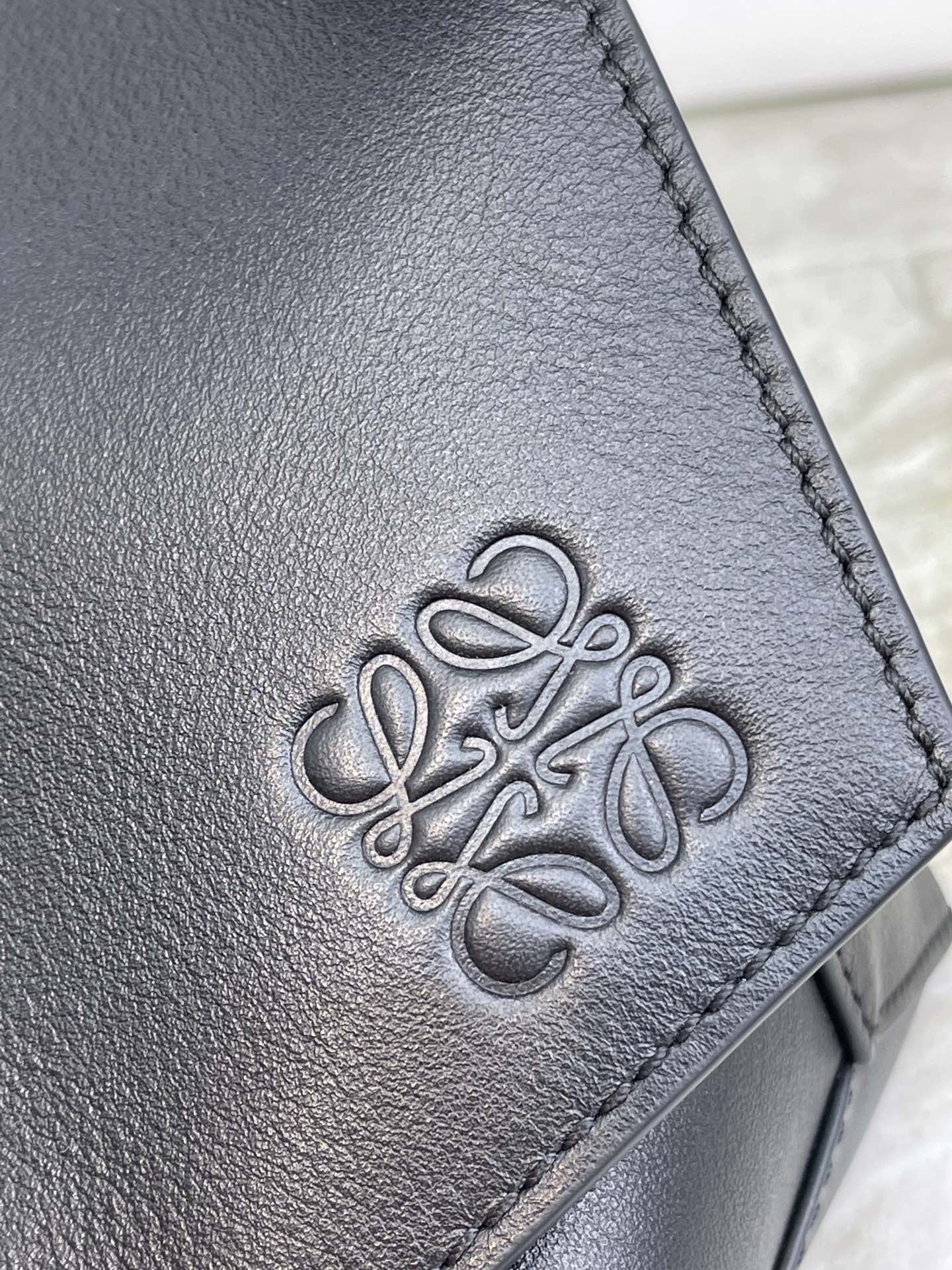 L0ew* Puzzle Hobo Bag Black/Light Green/Pink/Yellow/White For Women 11.3in / 28.7cm A510J67X01