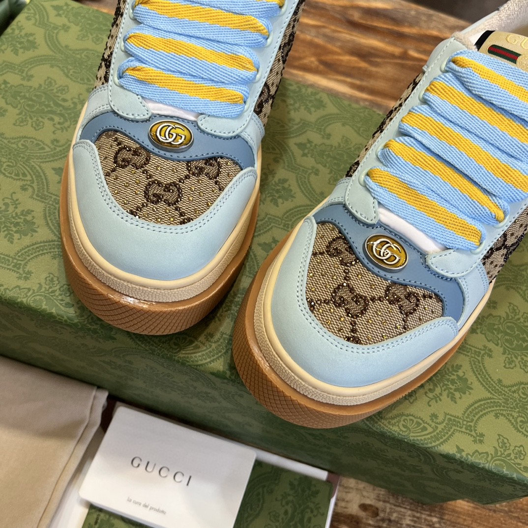 Gvc*1 Screener GG Sneaker Light Blue For Men