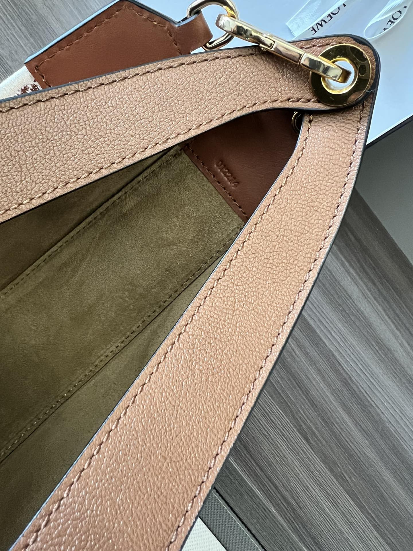 L0ew* Small Luna Bag Black/Brown/Cream/Green/Yellow For Women 12in / 30.5cm A923PM1X01