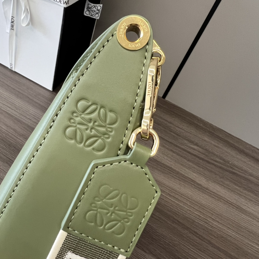 L0ew* Small Luna Bag Black/Brown/Cream/Green/Yellow For Women 12in / 30.5cm A923PM1X01