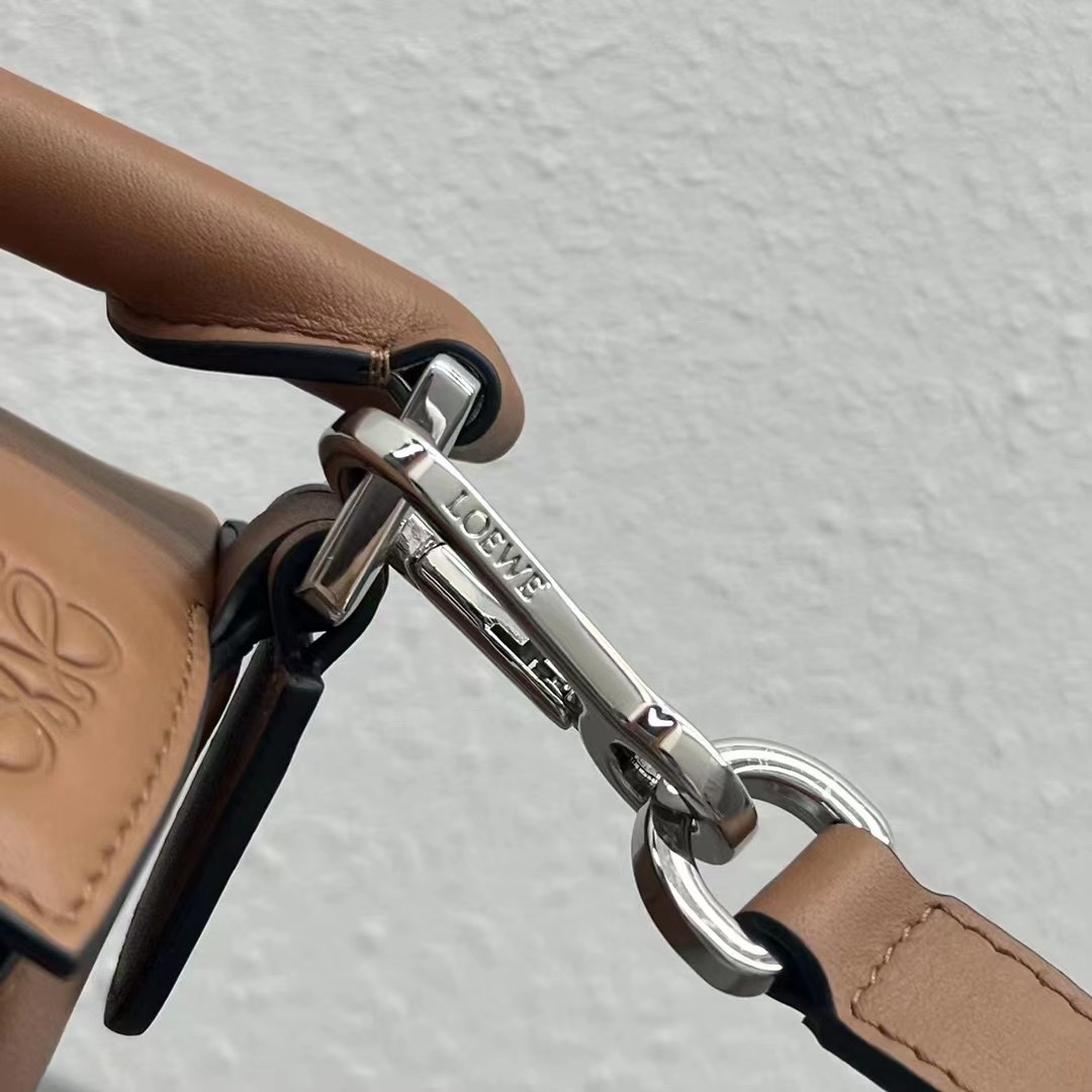 L0ew* Small Puzzle Bag Pink/Grey/Brown/Blue For Women 9.4in / 24cm