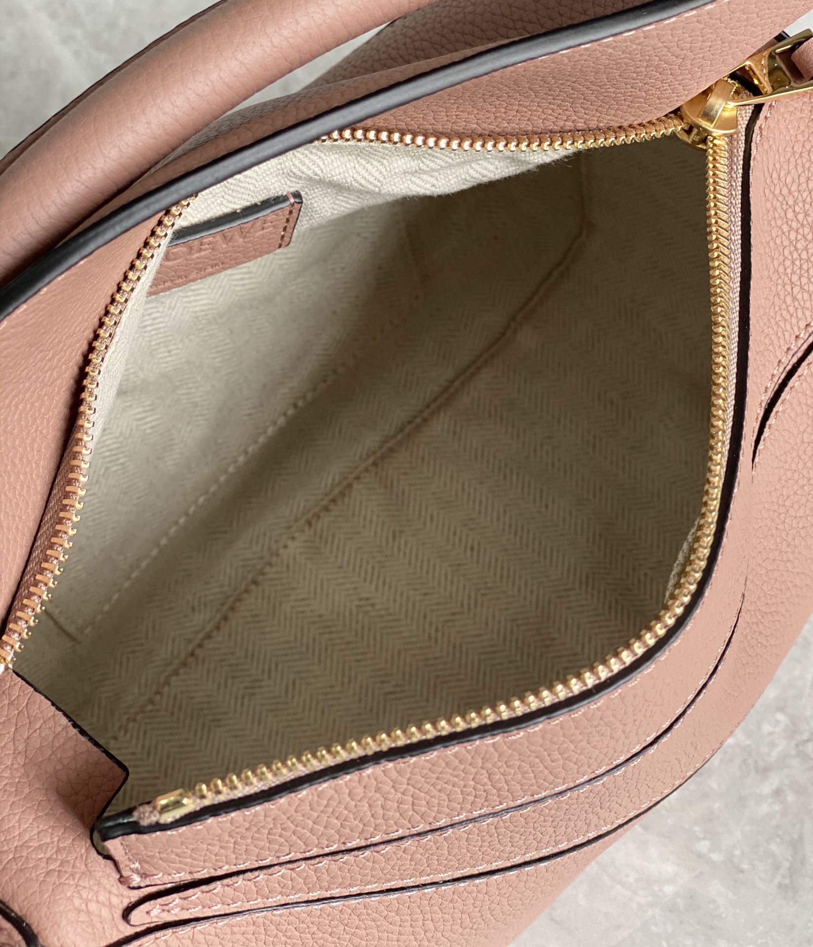 L0ew* Small Puzzle Bag Pink/Grey/Brown/Blue For Women 9.4in / 24cm