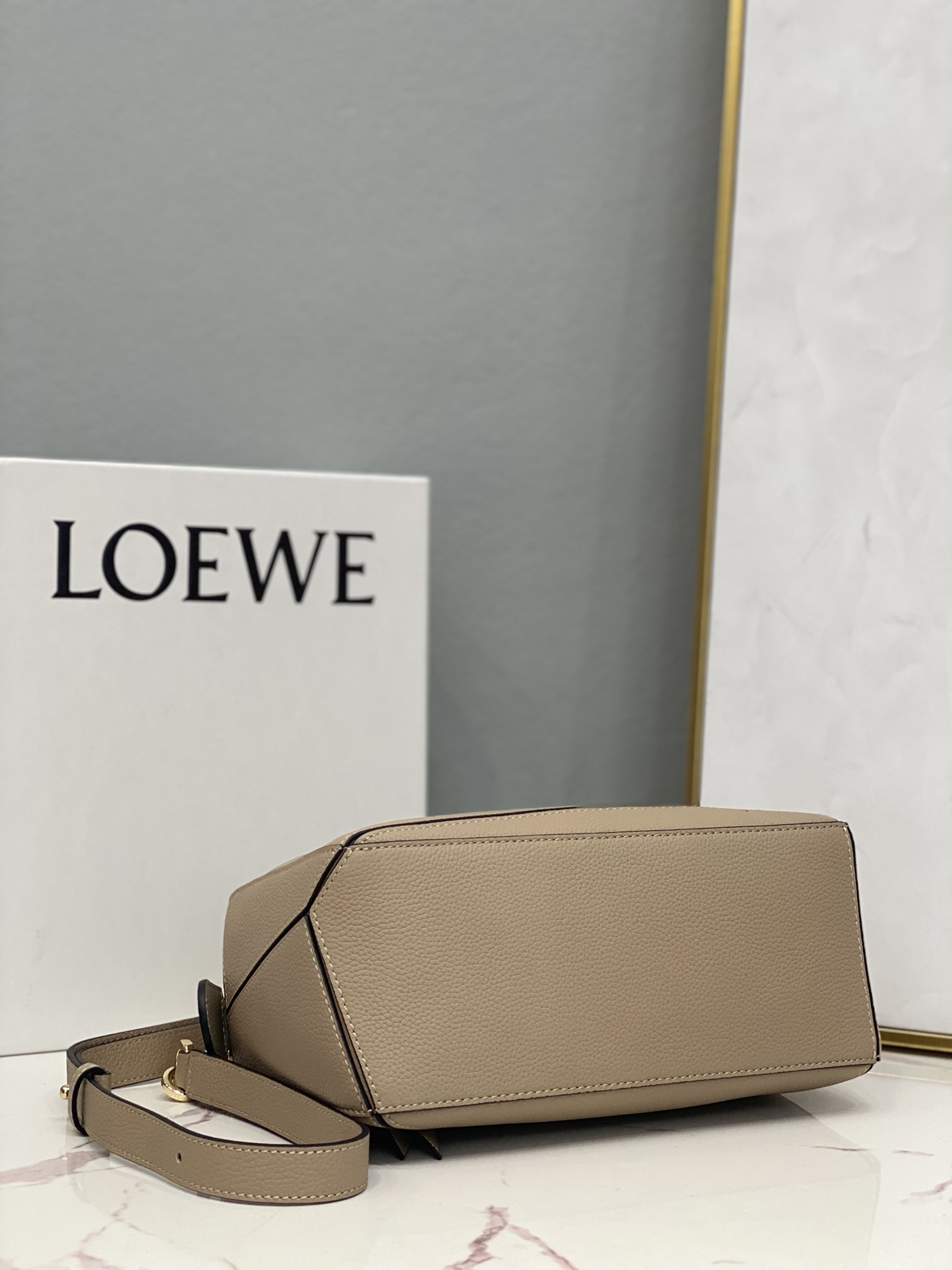 L0ew* Small Puzzle Bag Caramel For Women 9.4in / 24cm